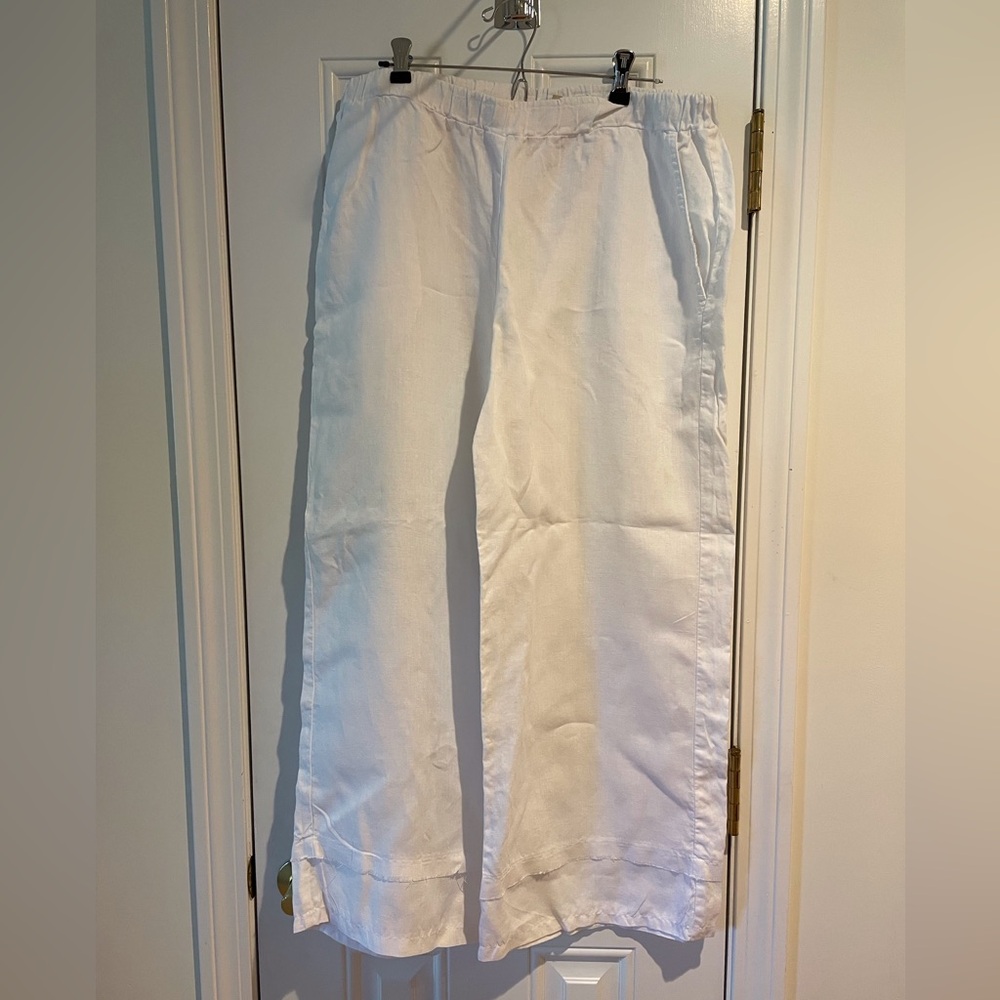 White Linen pants